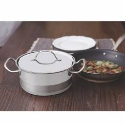 Olla Cacerola 24 cm 6.1 L Acero Inoxidable Professional