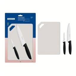 Set 2 Cuchillas y Tabla Plenus Tramontina