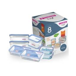 Contenedor Recipiente Hermtico Set x 8 piezas