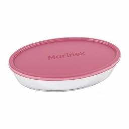 Asadera oval con tapa