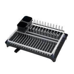 Escurridor de aluminio con bandeja 42x30 cm