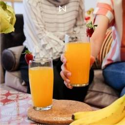Vaso 385 ml Vidrio Set x6 Willy Citinova
