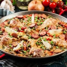 Paellera valenciana con asa 60 cm de Acero Garcima