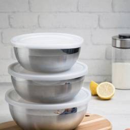 BOWL FREEZINOX SET X3 ACERO INOX TRAMONTINA