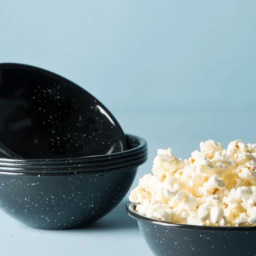 Bowl 500 ml De Acero Vitrificado Negro Cinsa