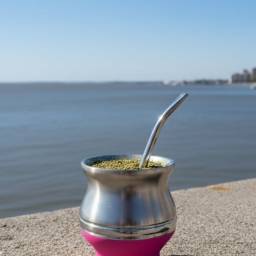 Mate acero inoxidable 180 ml base Fucsia