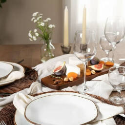 Plato Llano 27.5 cm Porcelana Maresia Ryo Oxford