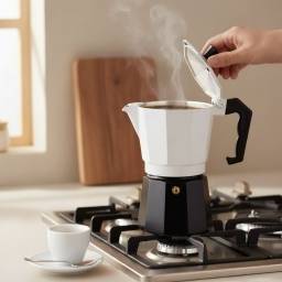 Cafetera Italiana 6 Tazas Bergner Aluminio 240ml